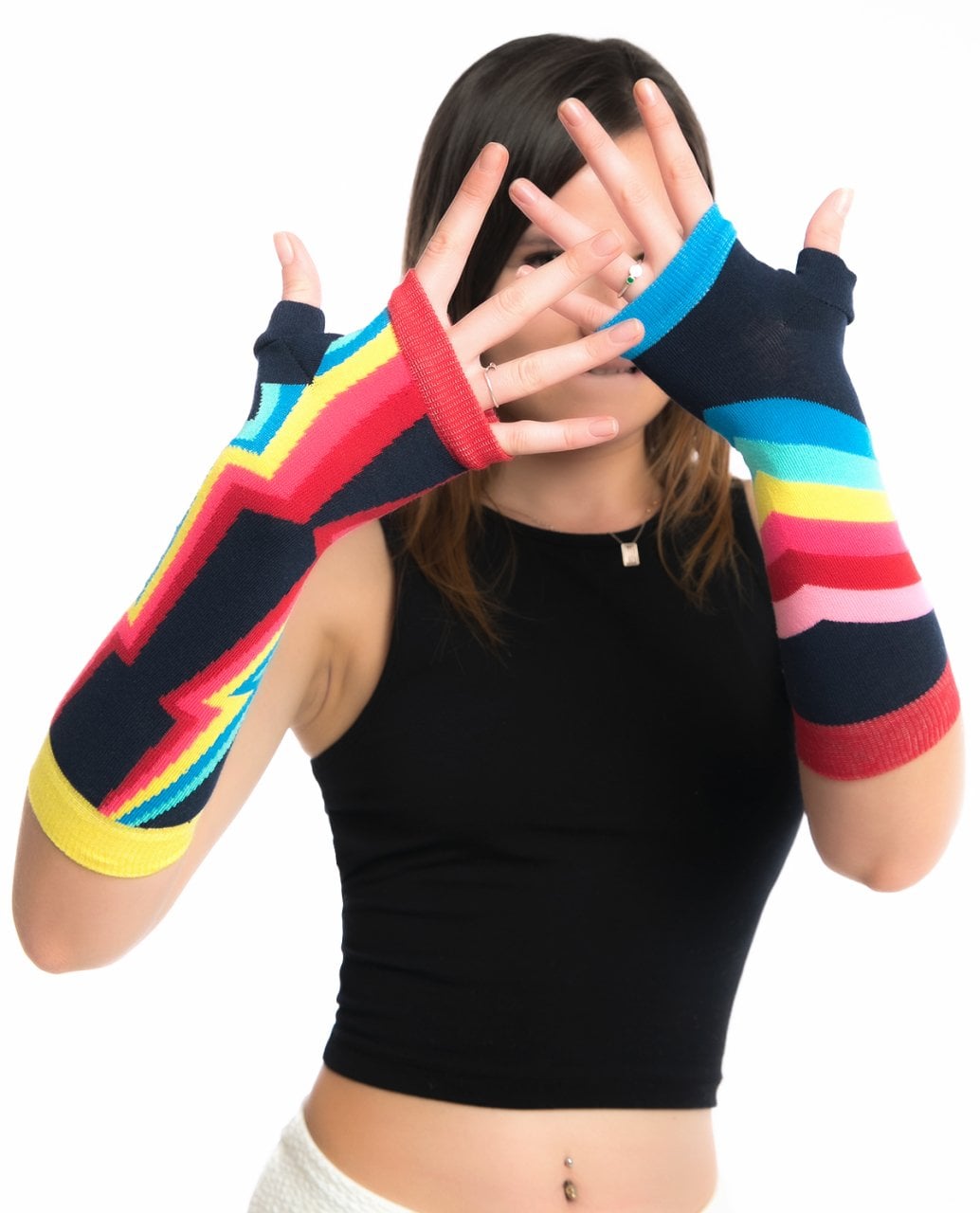 Renkli Şimşek Desenli Kolluk RENKLİ