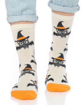 Hallowen Desenli Kadın Soket Çorap