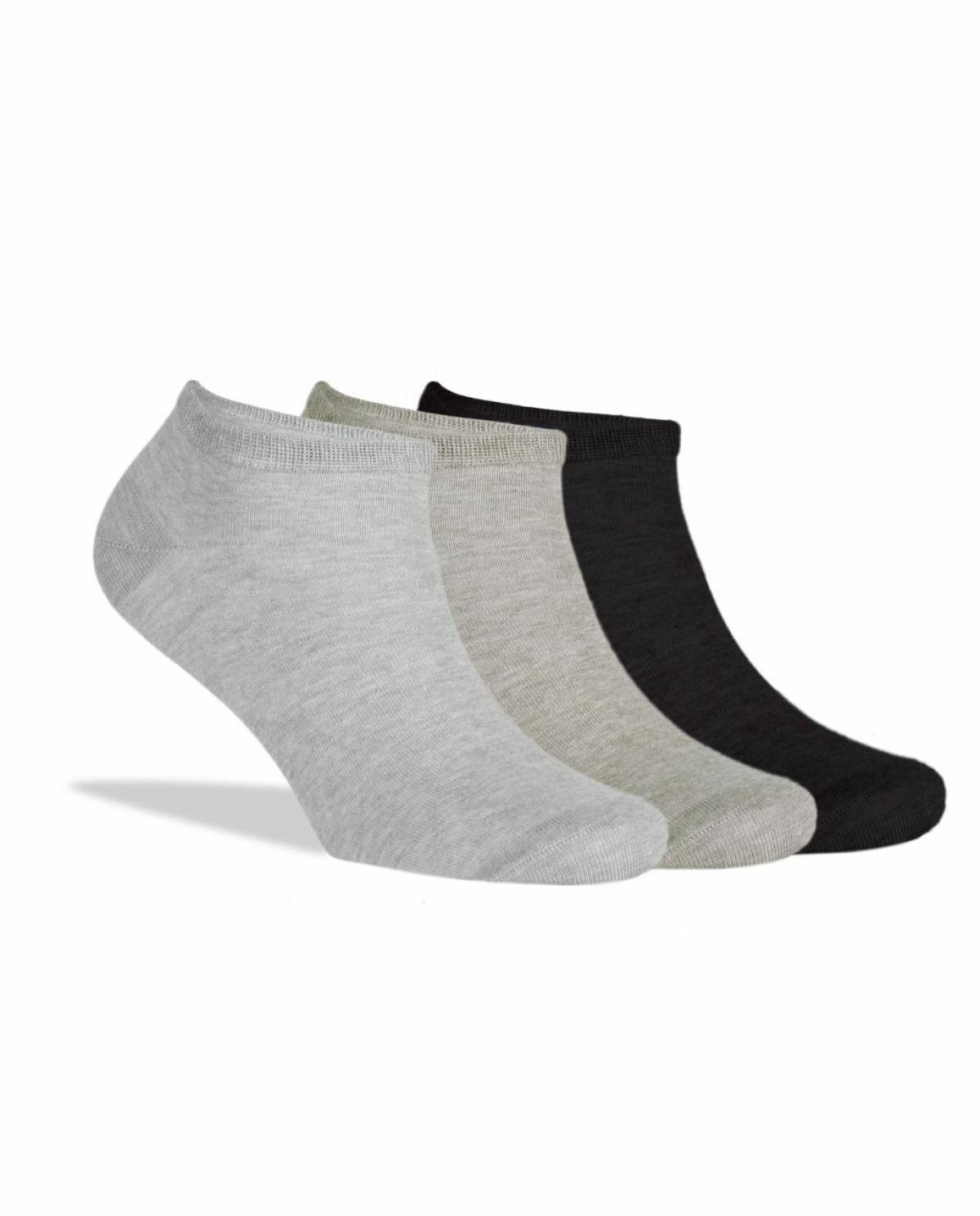 Sneakers Çorap 3'lü Paket Kısa Soket