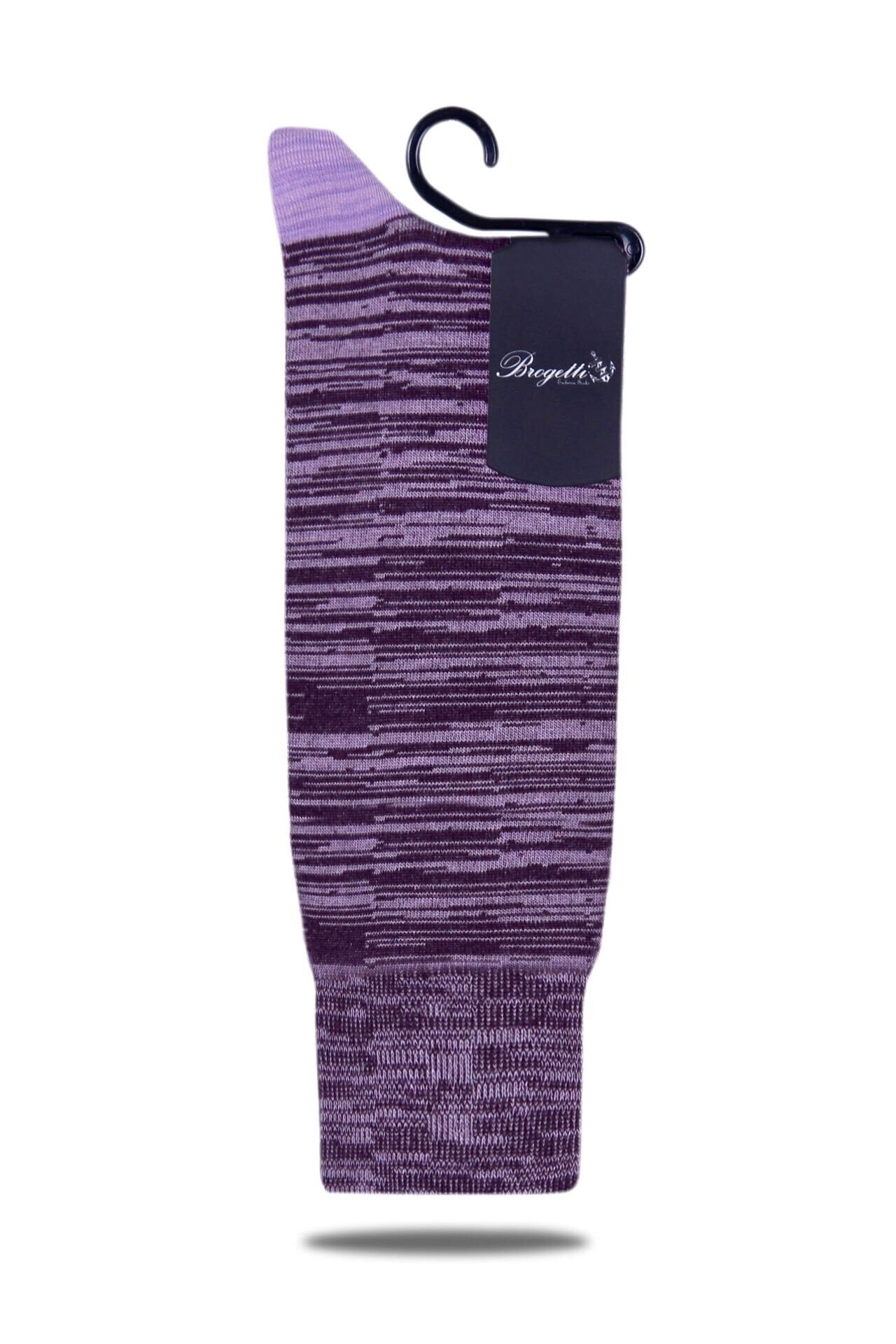 Koyu Lila  Renkli Bambu Erkek Soket Çorabı Andey