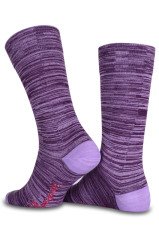 Koyu Lila  Renkli Bambu Erkek Soket Çorabı Andey LİLA - TEK BEDEN