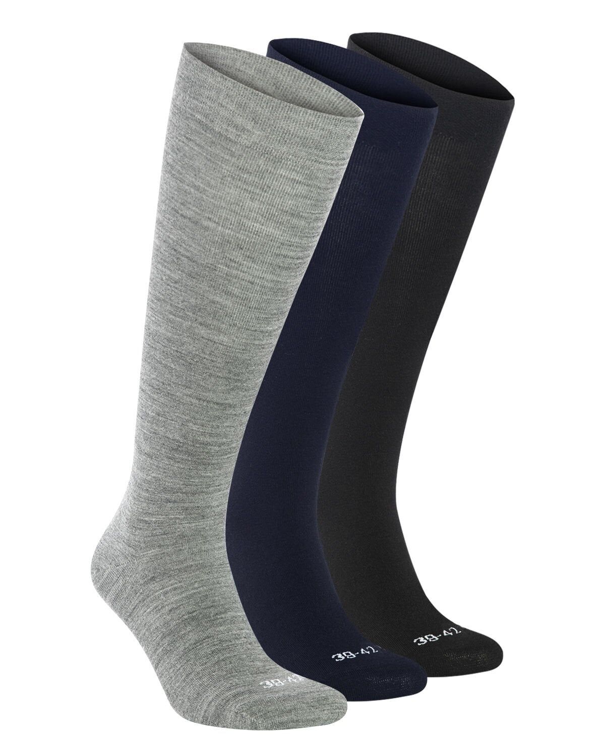 Yün Dizaltı Erkek Çorap 3lü Paket