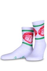 TAC Logolu Yeşil Çizgili Spor Çorap RENKLİ - 36/40