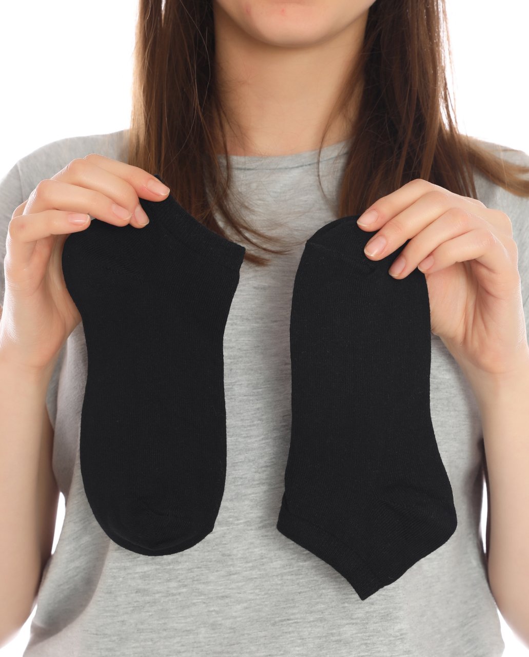 Siyah Renk Kadın Kısa Soket Çorap SİYAH - 39/42