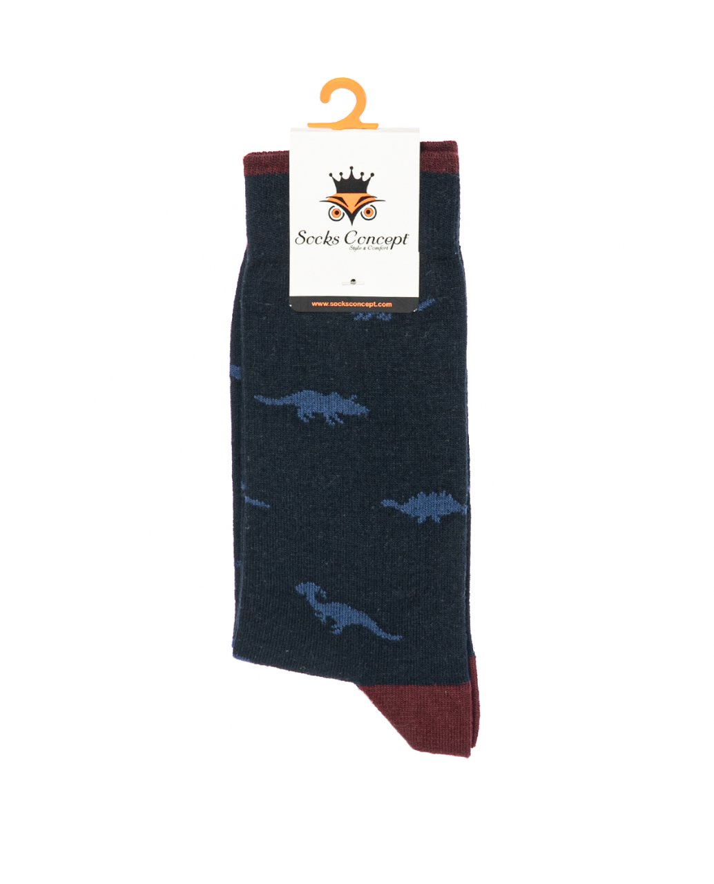 Timsah Desenli Erkek Soket Çorap LACİVERT - 41/46