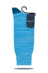 Mavi Lacivert Topuk  Renkli Bambu Erkek Soket Çorabı Andey MAVİ - TEK BEDEN