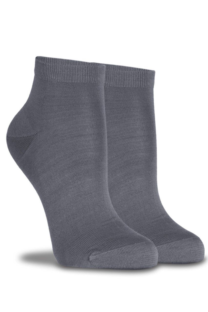 Füme Merserize Kısa Soket Çorap FÜME - 35/39