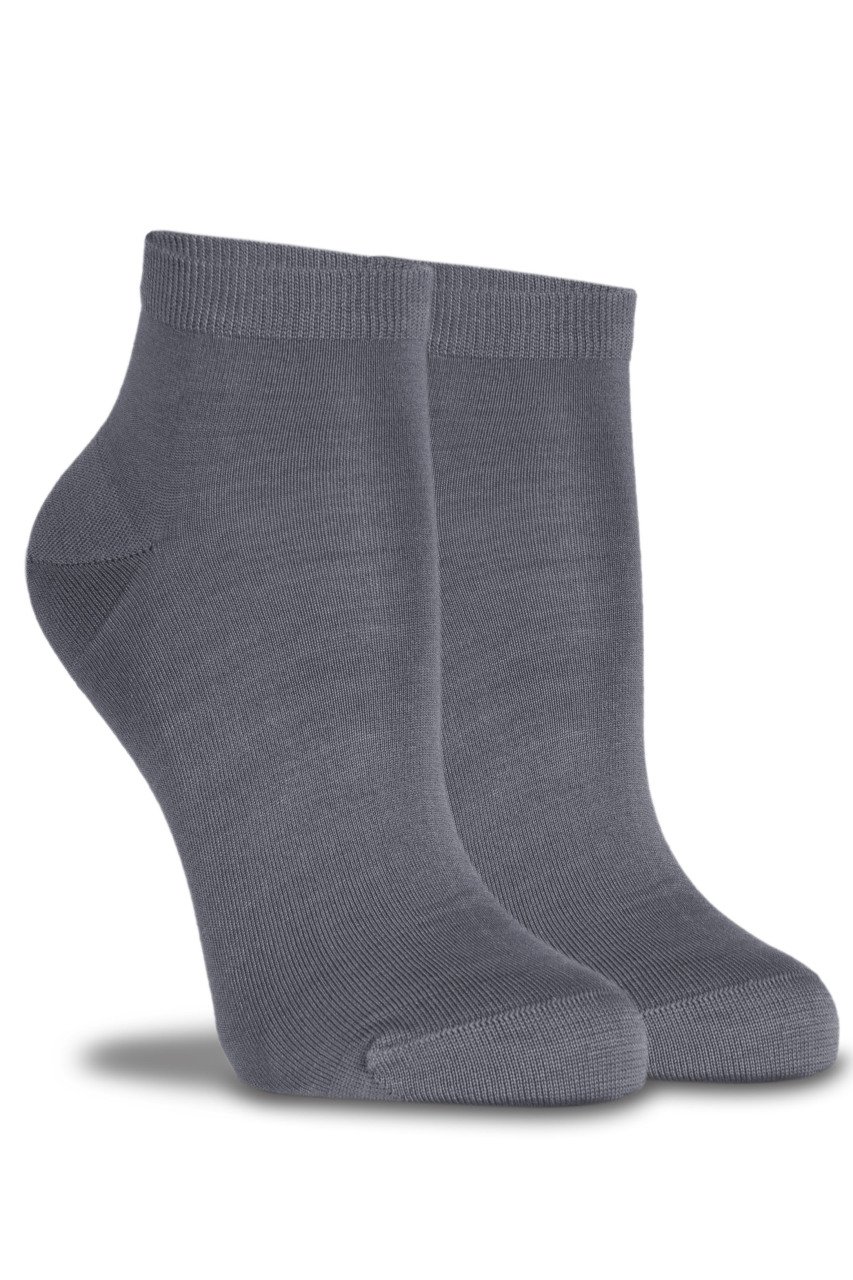 Füme Merserize Kısa Soket Çorap FÜME - 36/38