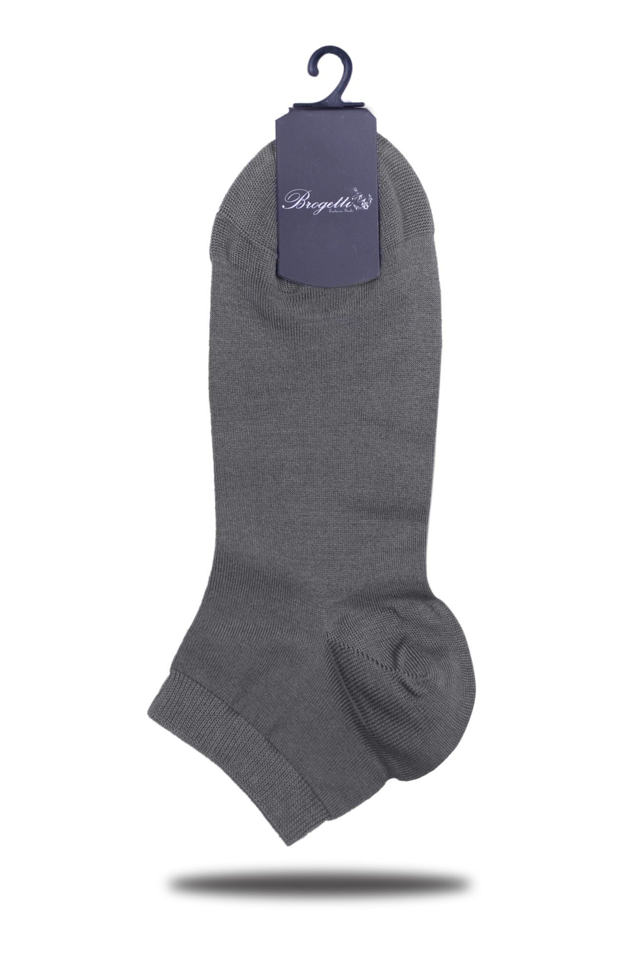 Füme Merserize Kısa Soket Çorap FÜME - 39/41