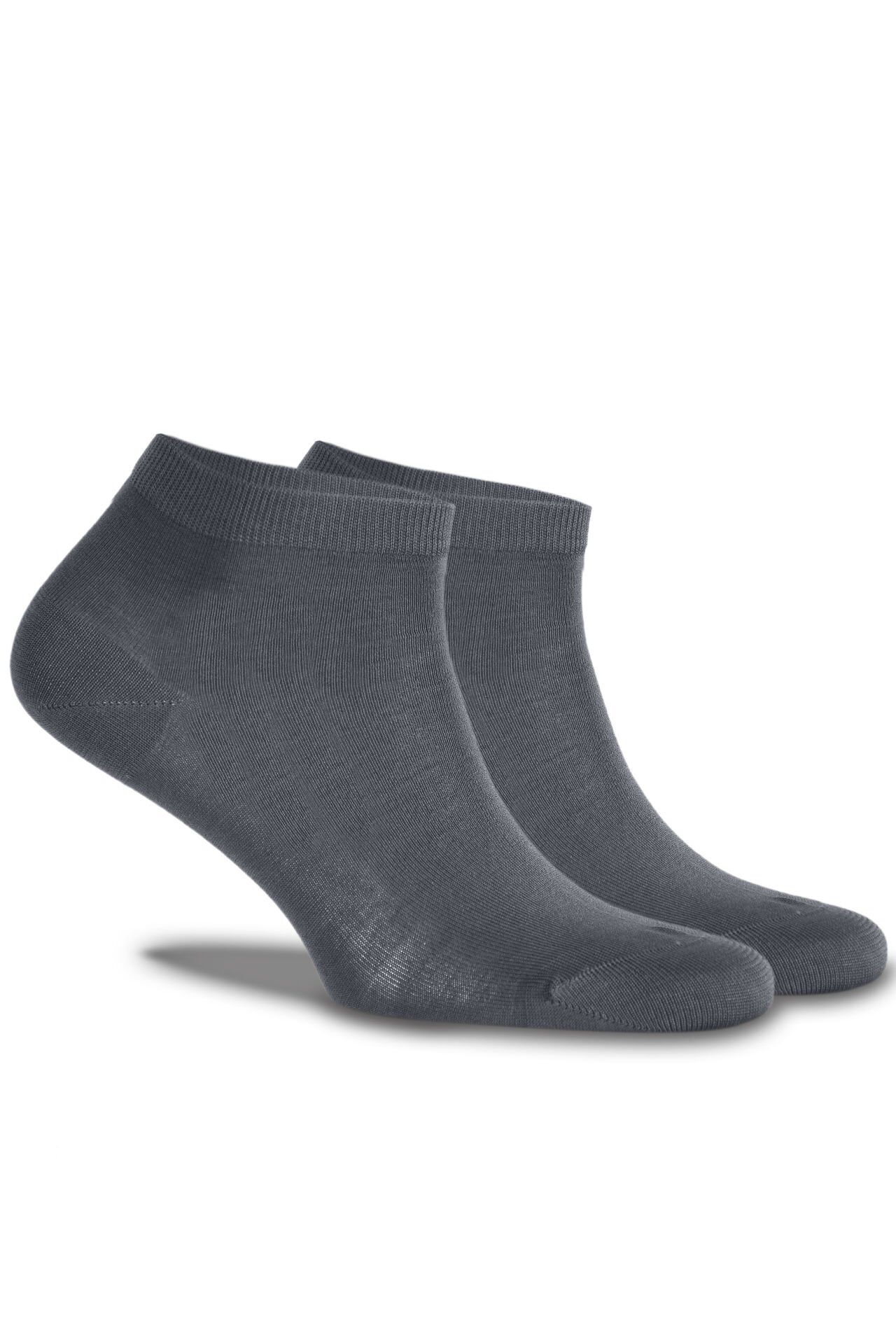 Füme Merserize Kısa Soket Çorap FÜME - 39/41