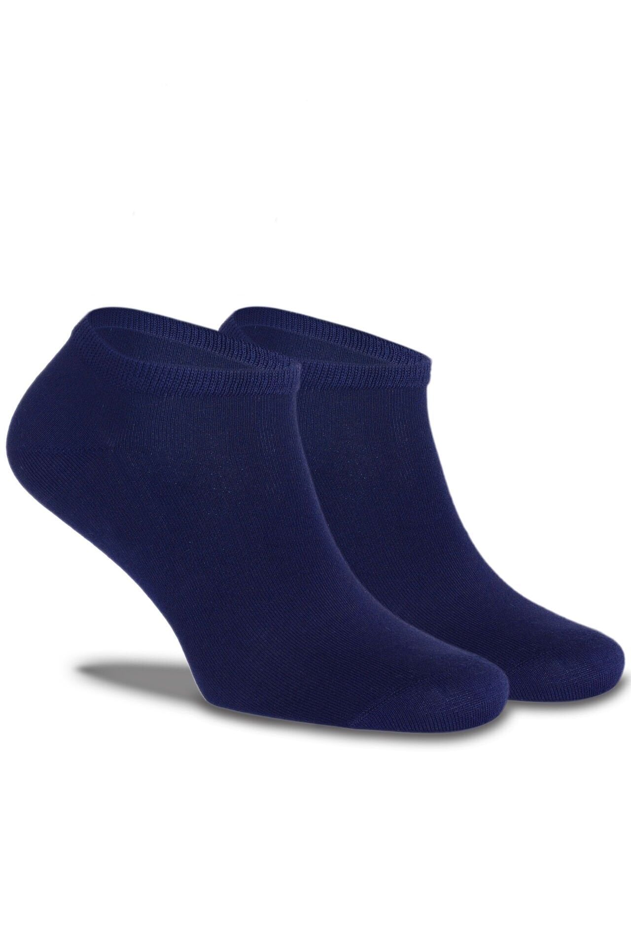 Lacivert Merserize Kısa Soket Çorap