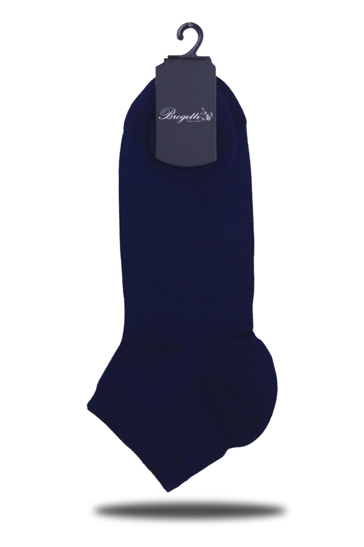 Lacivert Merserize Kısa Soket Çorap