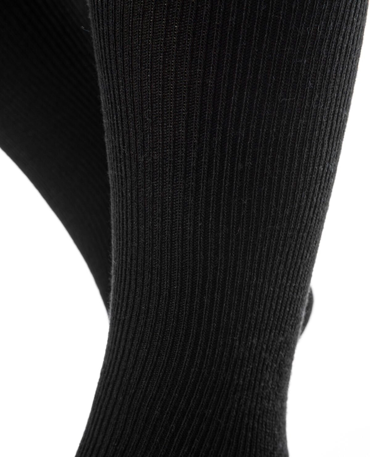 Merino Yün 2li Paket Kışlık Erkek Soket Çorap 42/45 - SİYAH-INDIGO