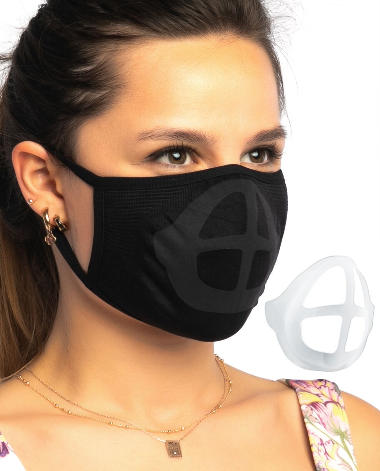 Maske İçi Aparatı 2li Paket Şeffaf Renk
