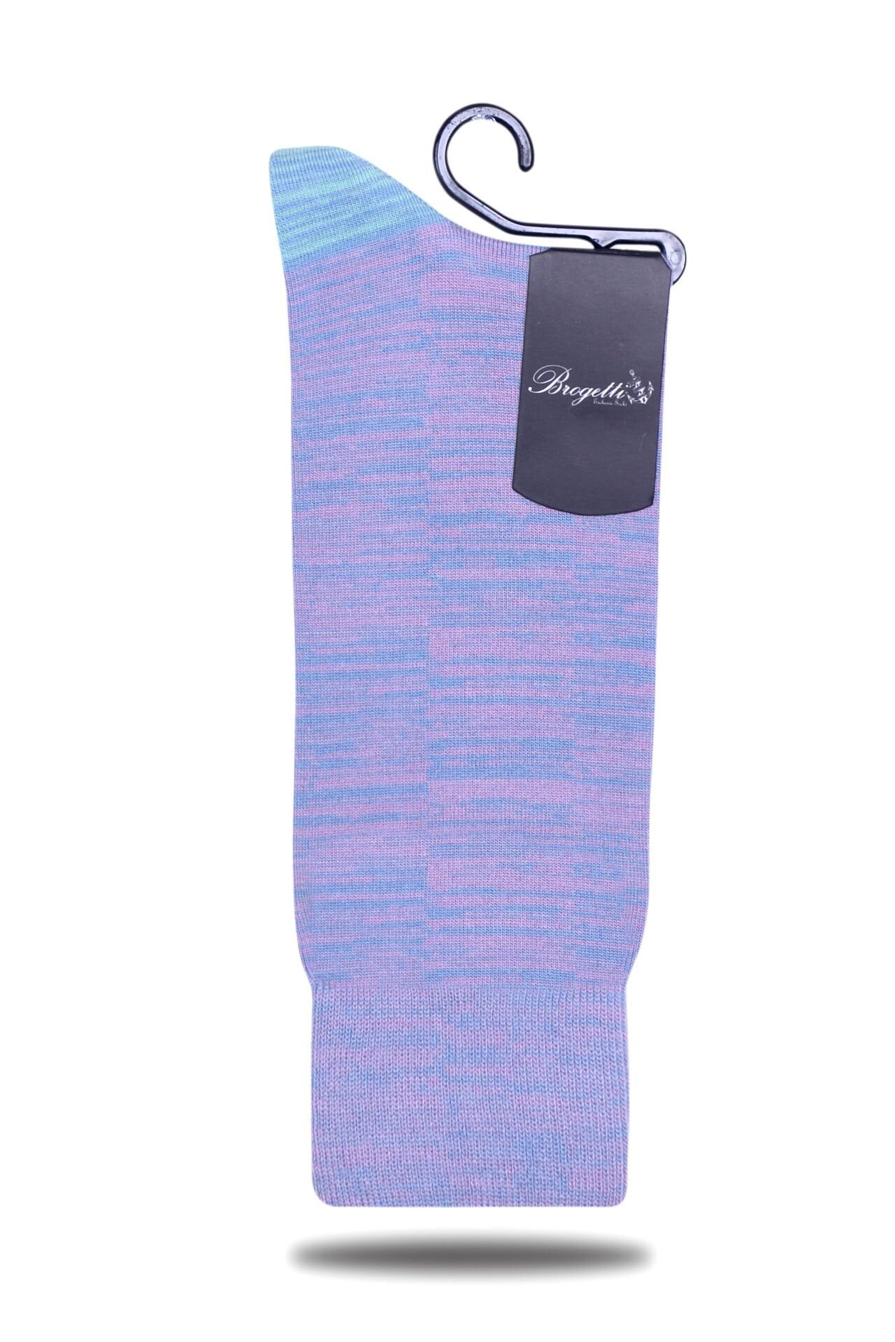 Açık Lila Renkli Bambu Erkek Soket Çorap Andey