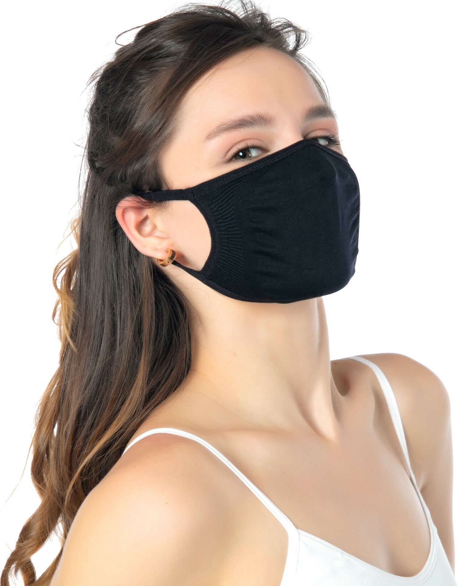 Yıkanabilir Maske Siyah Renk
