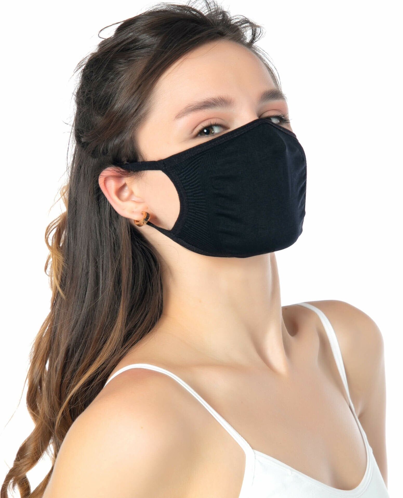 Yıkanabilir Maske Siyah Renk