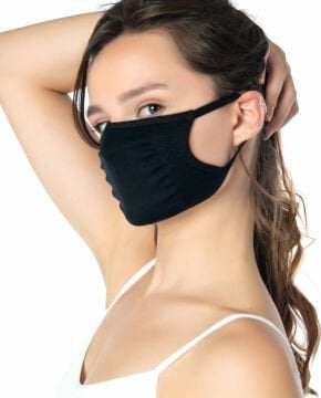 Yıkanabilir Maske Siyah Renk