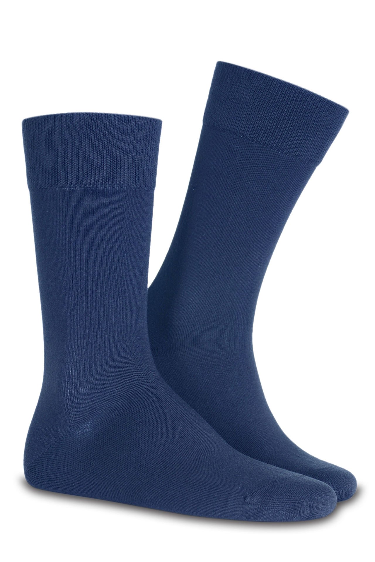 Lacivert Merserize Exclusive Erkek Çorap Brogetti
