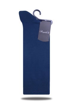 Lacivert Merserize Exclusive Erkek Çorap Brogetti