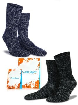 Erkek Kalın Çorap 2li Avantaj Paket