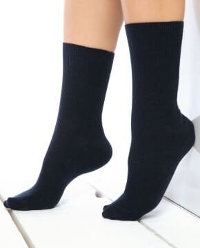 Lacivert Soket Çorap Lina Brogetti