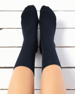 Lacivert Soket Çorap Lina Brogetti