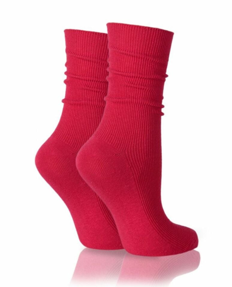 Fuşya Soket Çorap Lina Brogetti