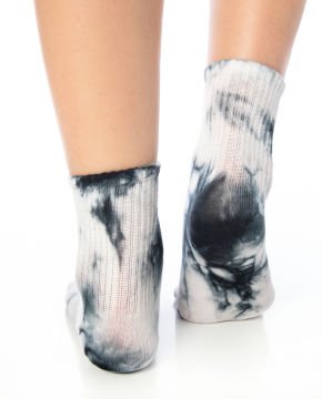 Batik Desen Kadın Soket Çorap Siyah Renk