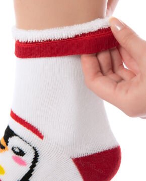 4lü Eko Paket Havlu Extra Kalın Yılbaşı Çorapları