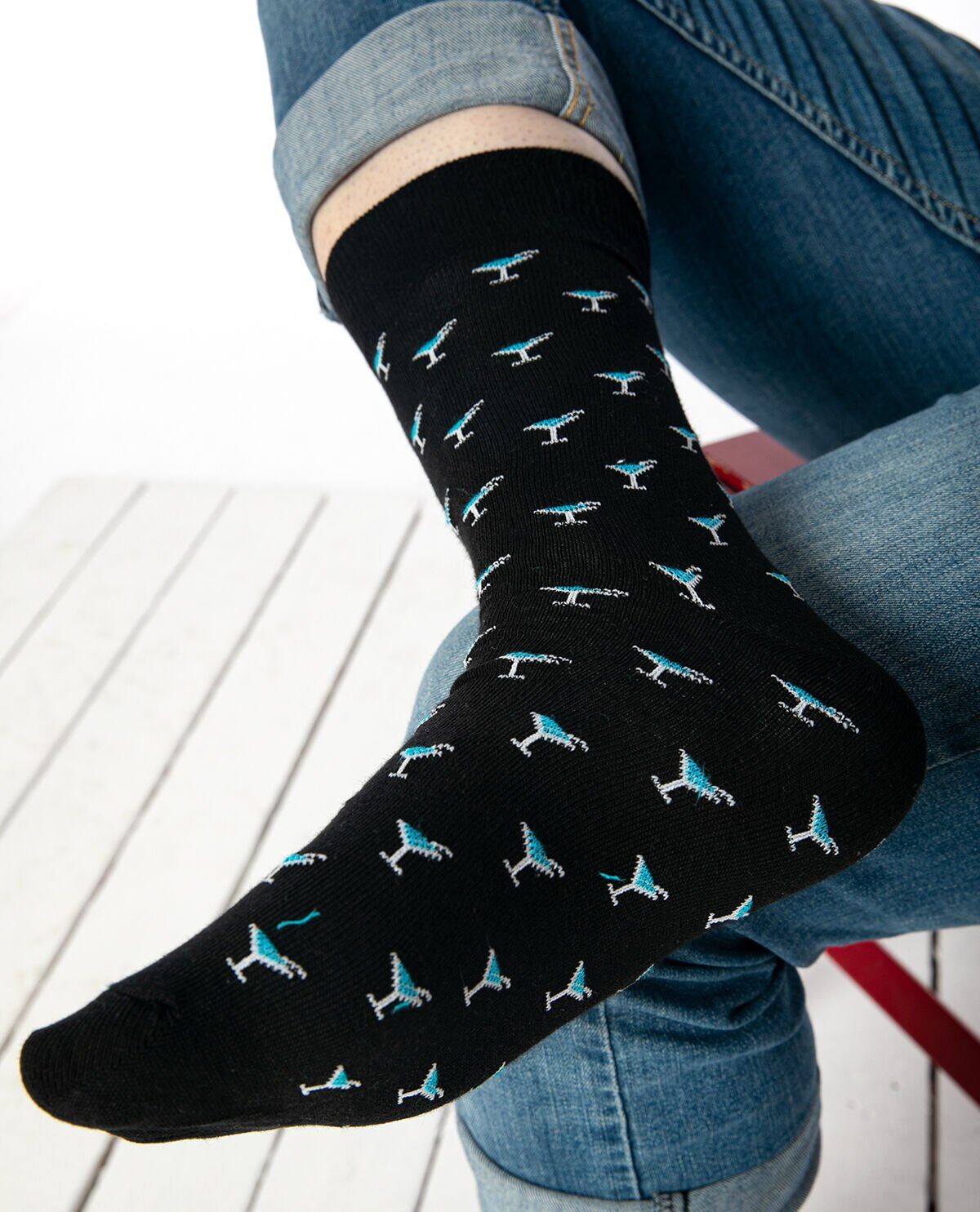 Desenli Erkek Soket Çorap 4lü Paket PKT97