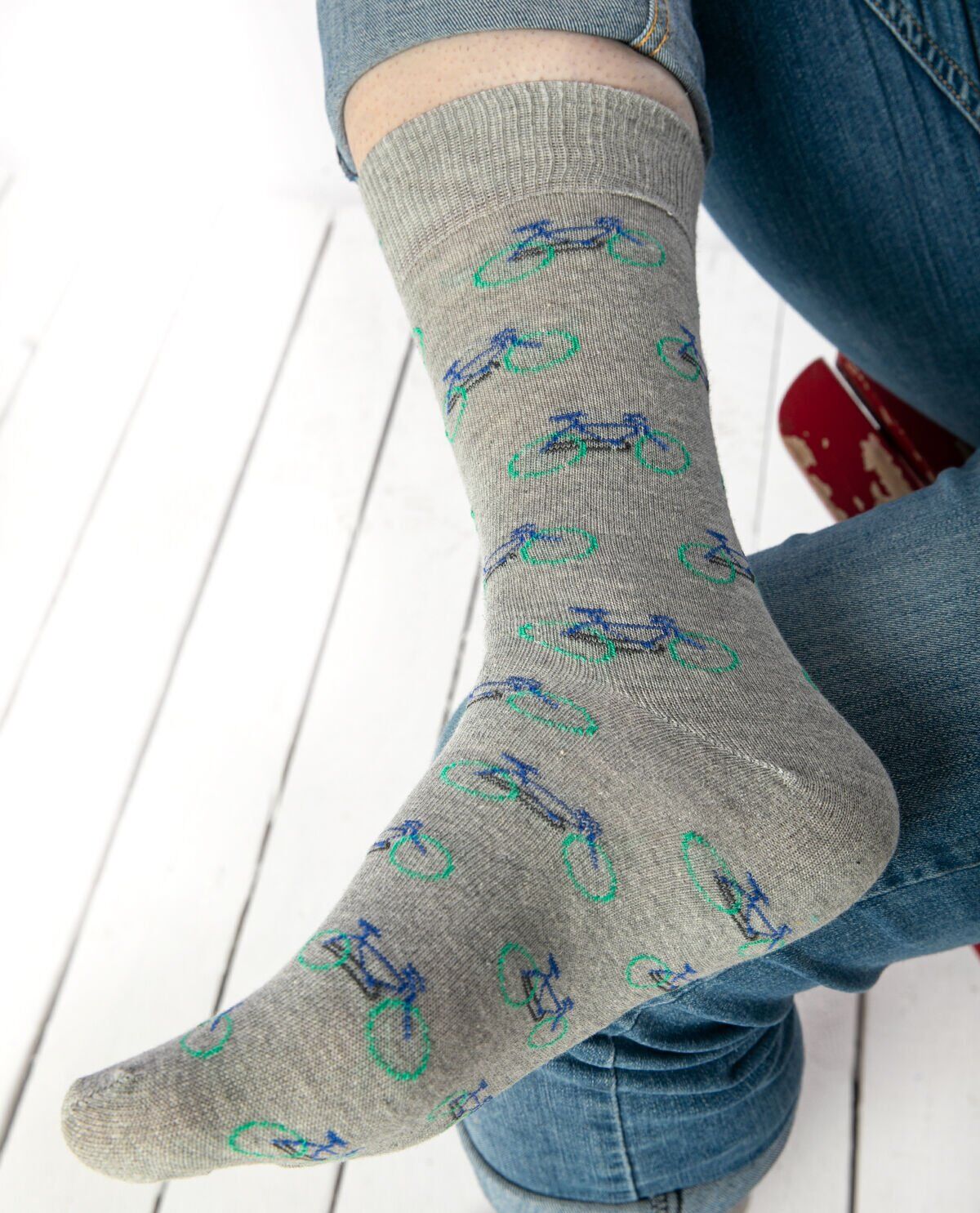 Desenli Erkek Soket Çorap 4lü Paket PKT97