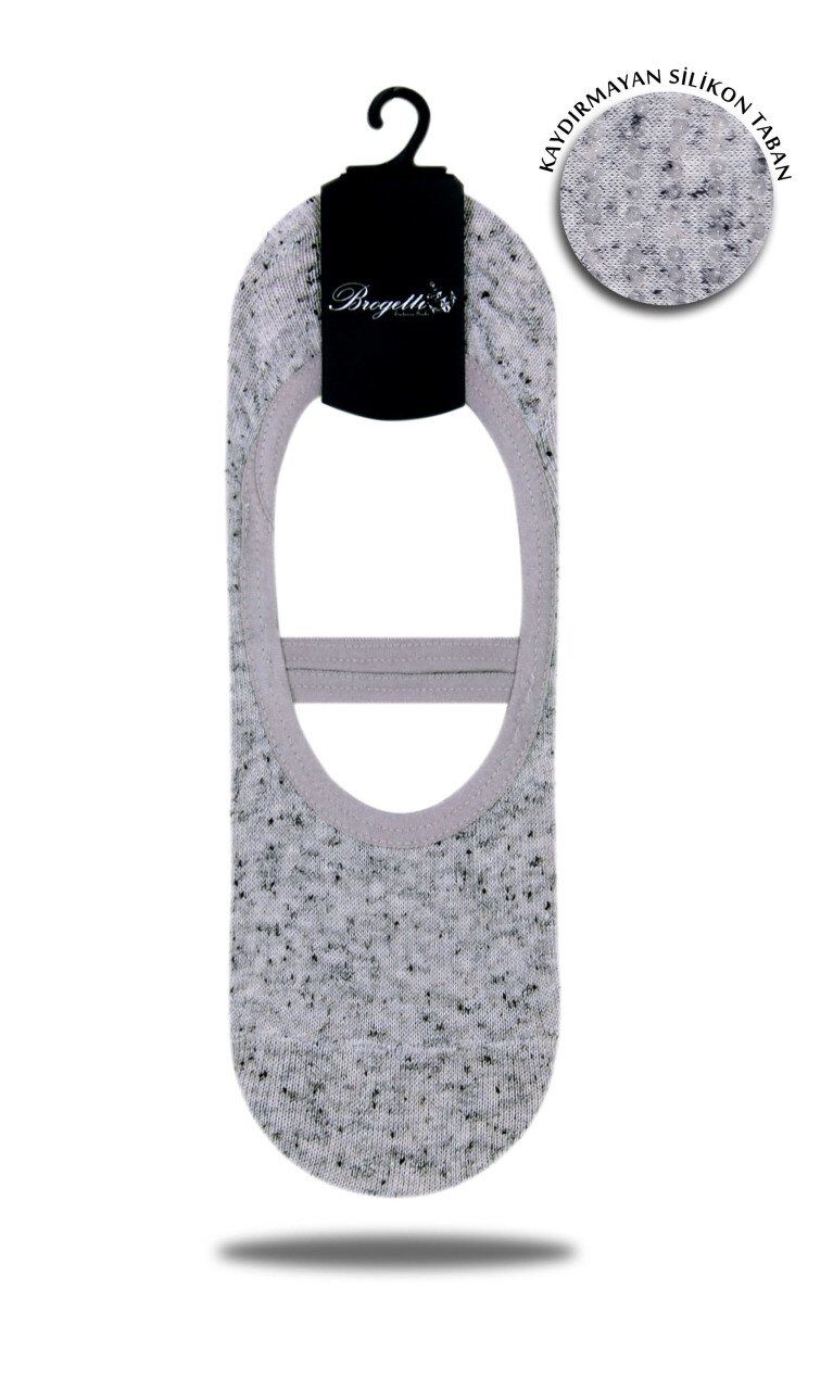 Gri Nopeli Desen Pilates Çorap GRİ - 35/39