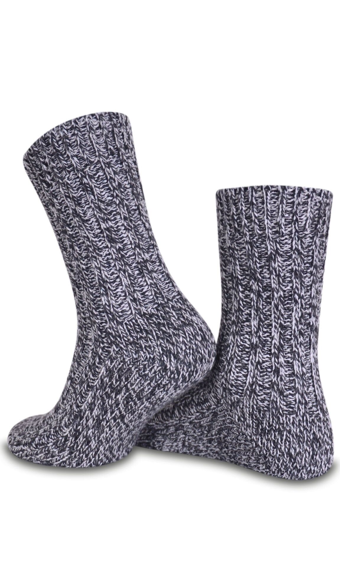Gri Muline Kışlık Soket Çorap