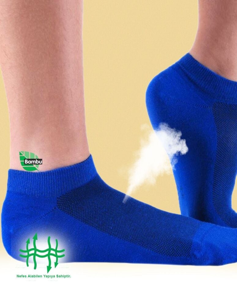 Sax Bambu Kısa Soket Çorap Brogetti