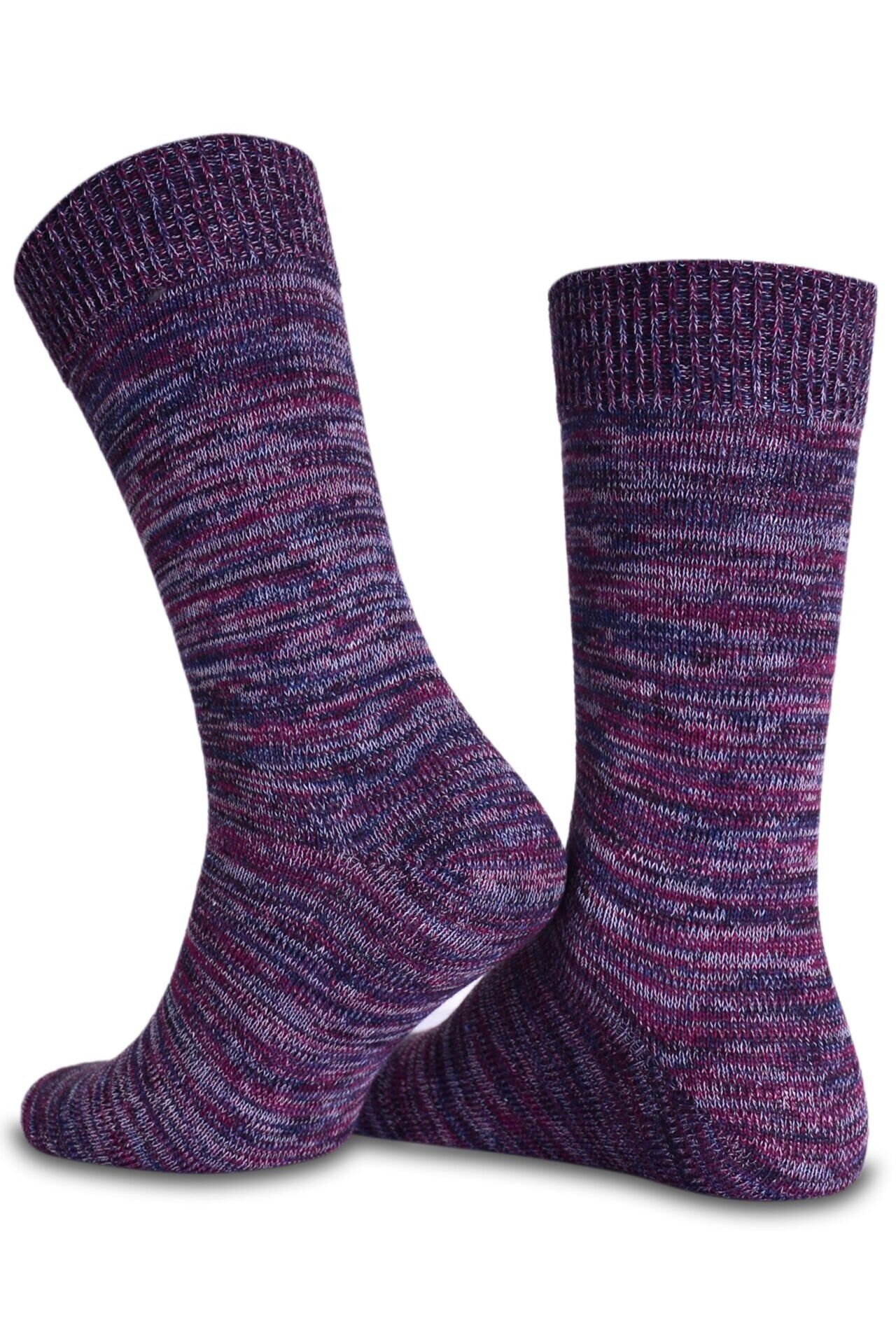 Bordo Muline Kışlık Soket Çorap Cleo