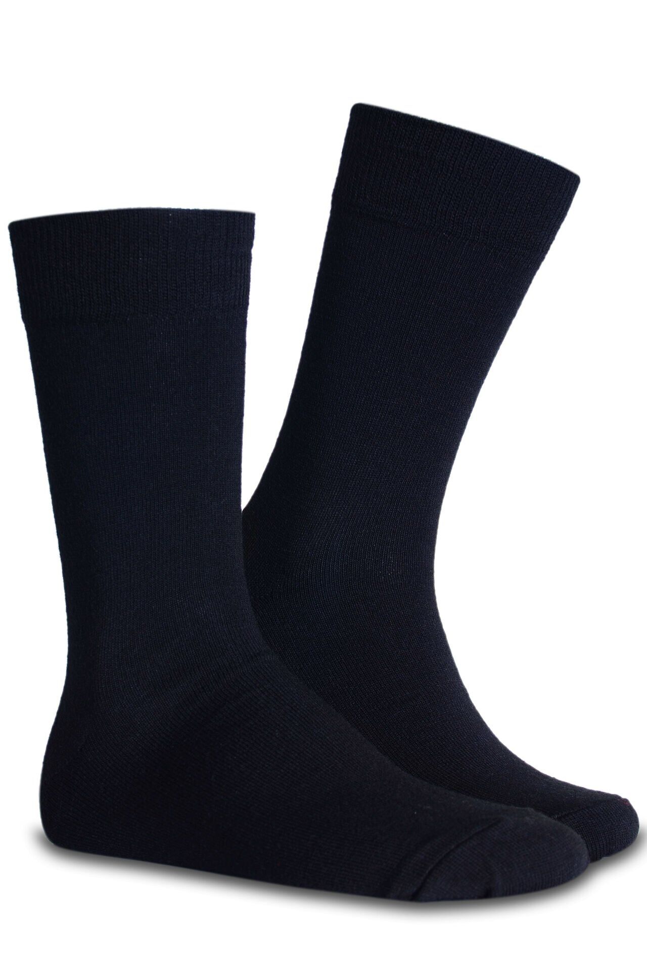 Siyah Renk Yün Kışlık Soket Çorap