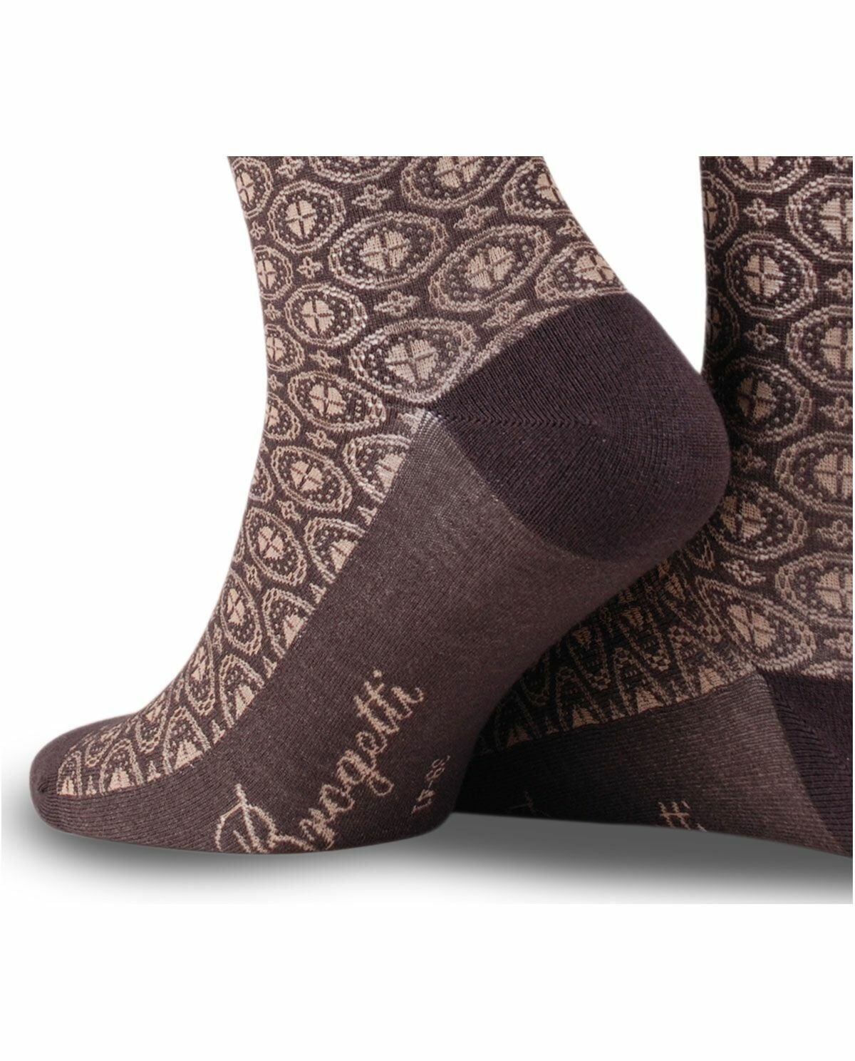 Danton Exclusive Kahverengi Erkek Çorabı Brogetti