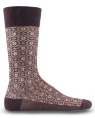 Danton Exclusive Kahverengi Erkek Çorabı Brogetti KAHVERENGİ - 42/44