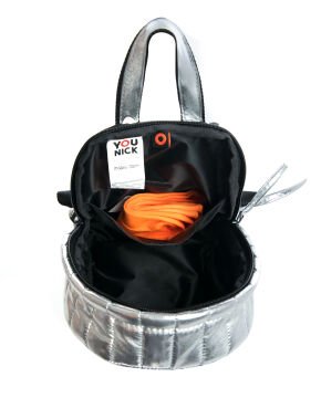 Mini Sırt Çantası Gümüş Gri YouBaq