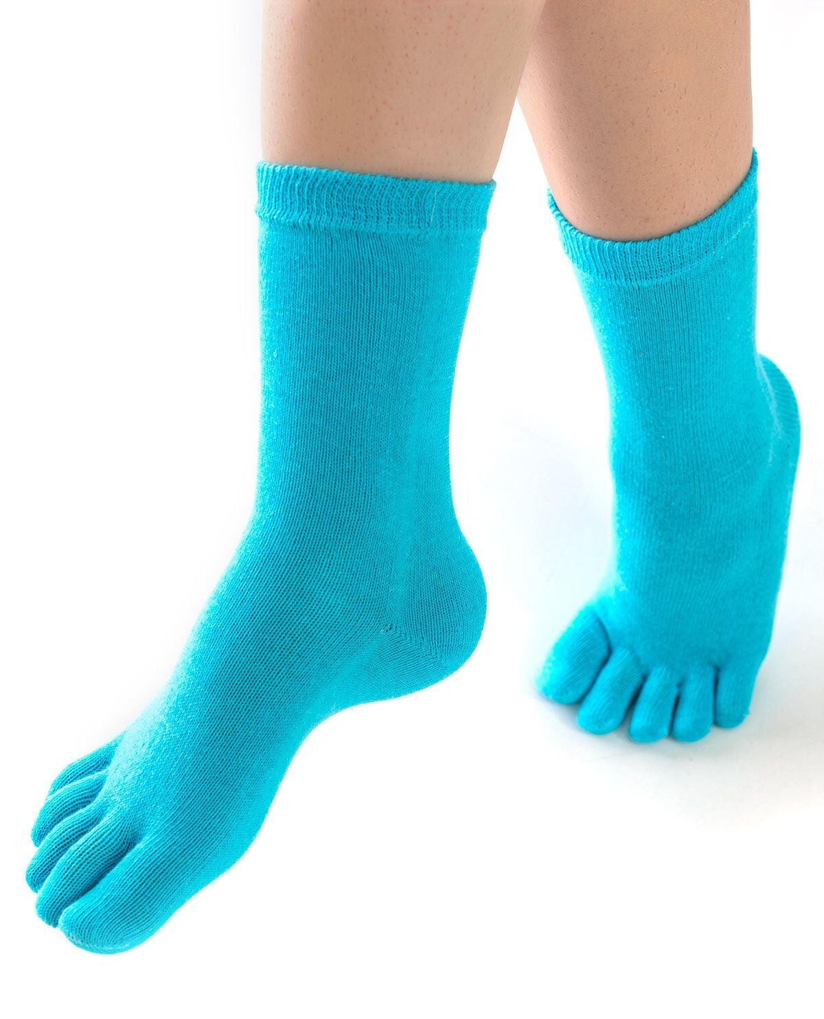 Parmaklı Çorap Unisex Mavi Renk