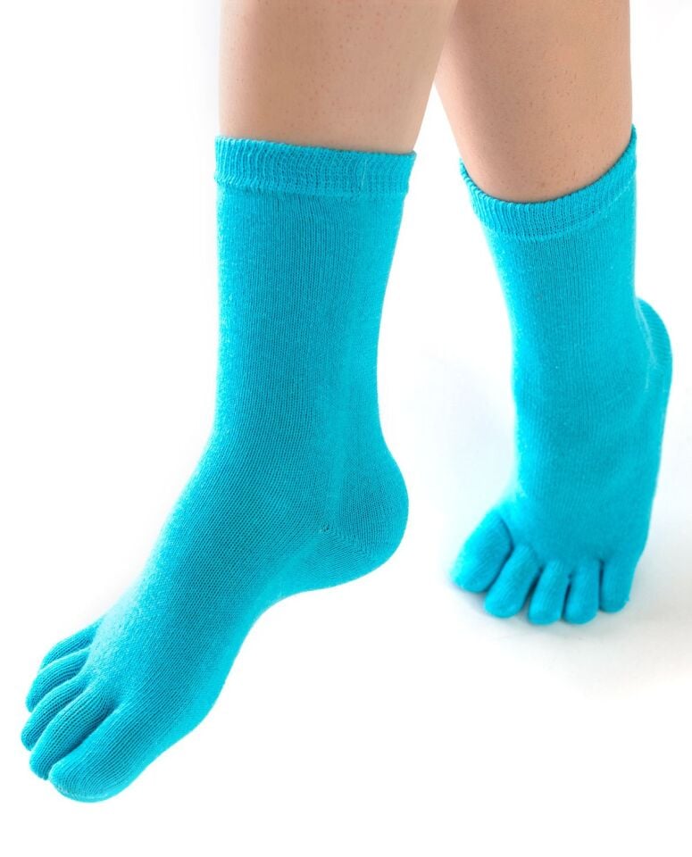 Parmaklı Çorap Unisex Mavi Renk