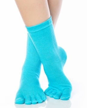 Parmaklı Çorap Unisex Mavi Renk
