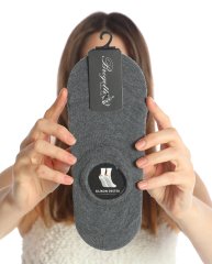 Kaymaz Tabanlı Babet Çorap Füme Renk Unisex FÜME - 39/41