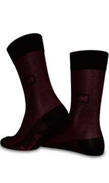 Danton Exclusive Bordo Nokta Desen Erkek Çorap