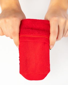 Havlu Soket Çorap Yılbaşı Desenli 3lü Paket