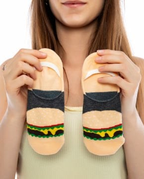 Hamburger Desen Babet Çorap