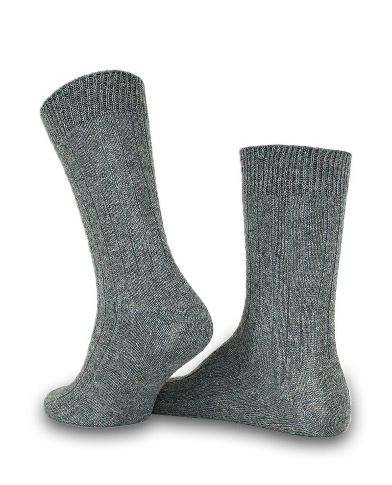 Erkek Yün Çorap Kışlık Füme Renk Socks Concept
