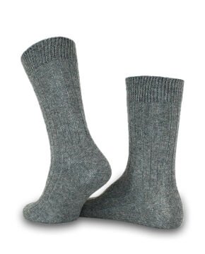 Erkek Yün Çorap Kışlık Füme Renk Socks Concept