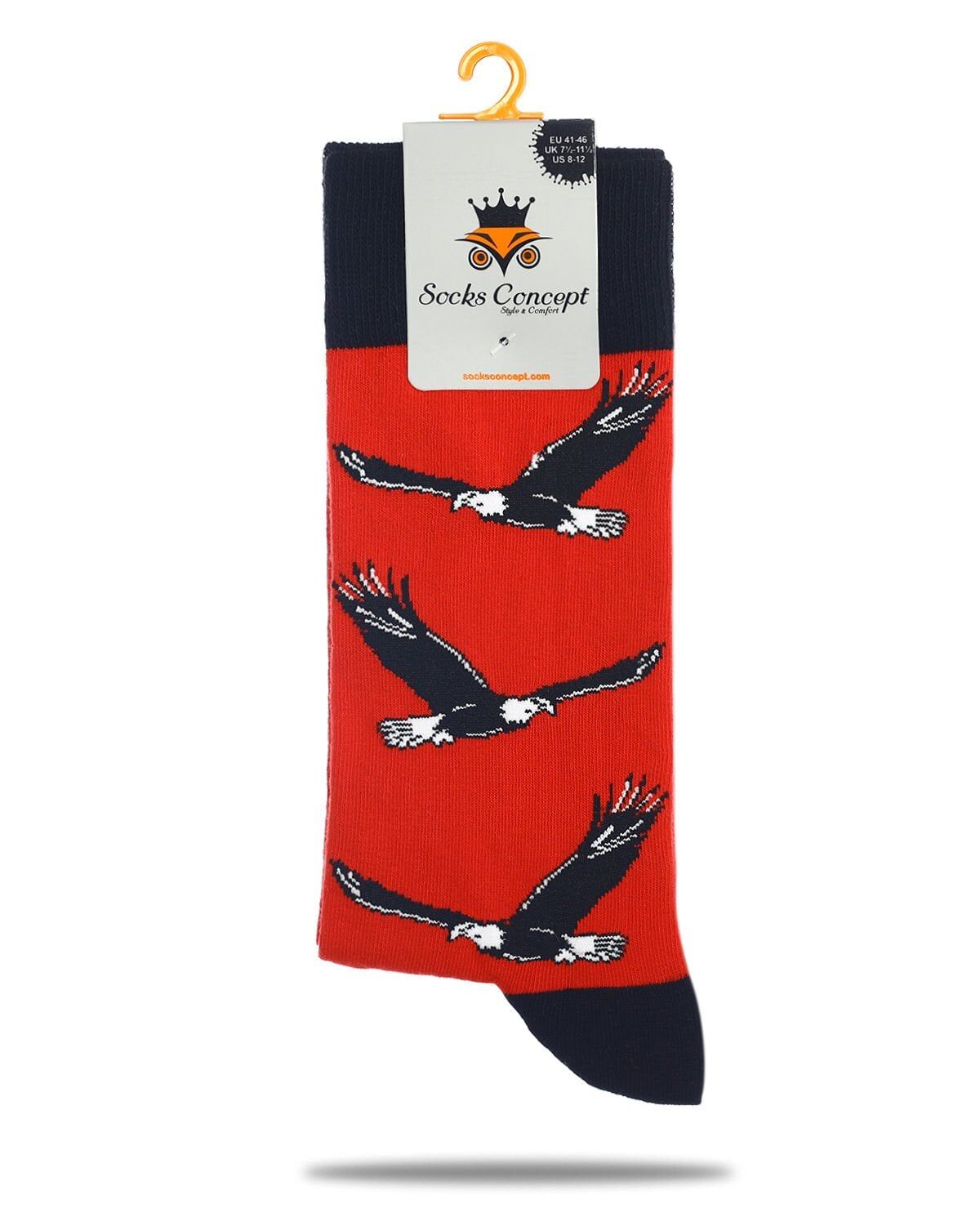 Kartal Desenli Erkek Soket Çorap